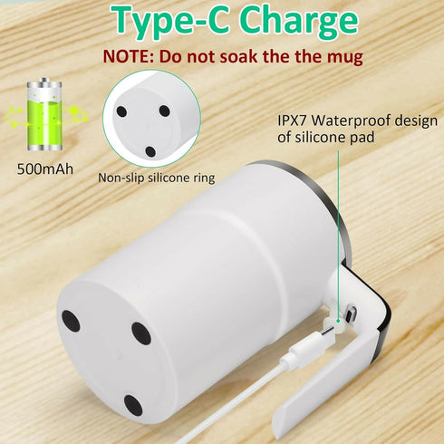 Automatic magnetic stirring cup